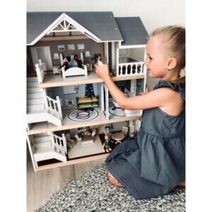 Small Foot Wooden Toys Urban Villa Doll House Playset Collection